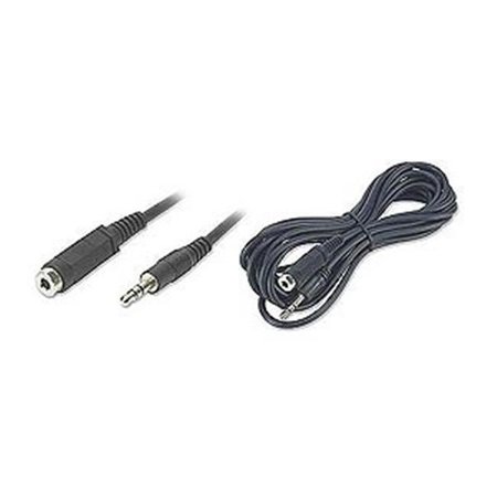 ZIOTEK INC Stereo 3.5mm Mini Plug Audio Cable  Male to Female  6ft 190 0340